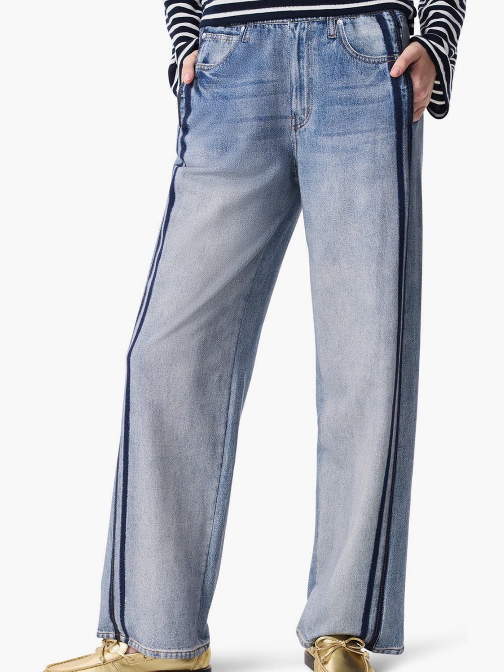 Rag & Bone Miramar Terry Wide Leg Sweat Pant Jeans